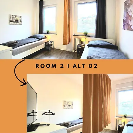 Modernes Mit Einzelbetten & Wlan & Kostenlosen Parkplaetzen & Voll Ausgestattet In Διαμέρισμα Altena