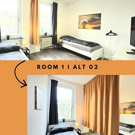 Modernes Apartment Mit Einzelbetten & Wlan & Kostenlosen Parkplaetzen & Voll Ausgestattet In Altena *