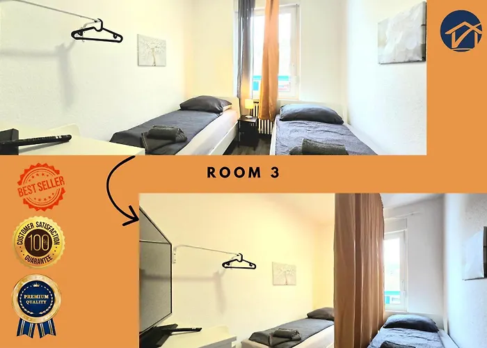 Modernes Apartment Mit Einzelbetten & Wlan & Kostenlosen Parkplaetzen & Voll Ausgestattet In Altena