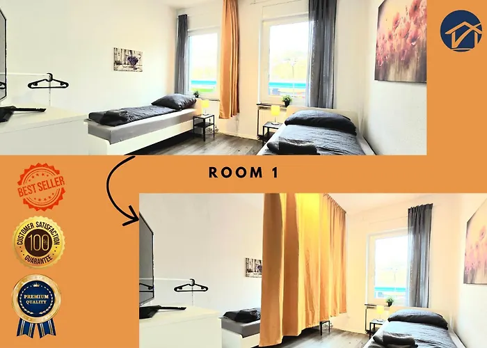 דירה Modernes Apartment Mit Einzelbetten & Wlan & Kostenlosen Parkplaetzen & Voll Ausgestattet In Altena *